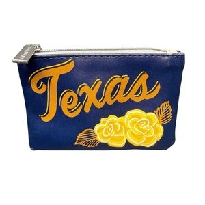 Blue and Yellow Texas Pouch Starbucks